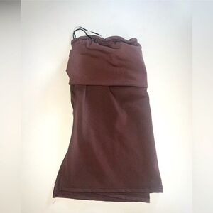 Gaze Brown Strapless Tube Top 0020